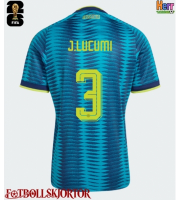 Colombia Jhon Lucumi #3 Bortatröja VM 2026 Kortärmad